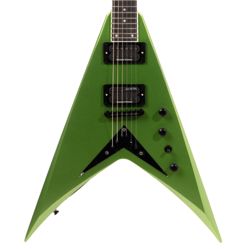 Kramer Dave Mustaine Vanguard Rust in Peace Electric Guitar, Alien Tech Green