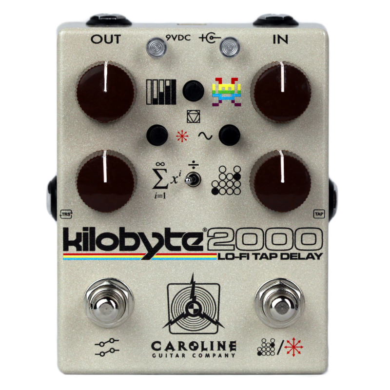 Caroline Kilobyte 2000 Lo-Fi Tap Delay Effect Pedal