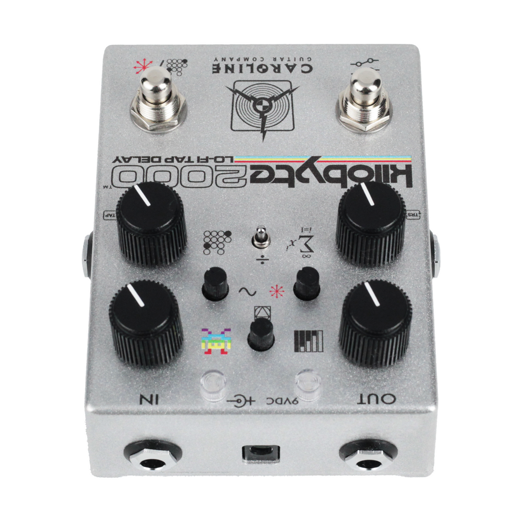 Caroline Kilobyte 2000 Lo-Fi Tap Delay Effect Pedal Caroline Kilobyte 2000 Lo-Fi Tap Delay Effect Pedal