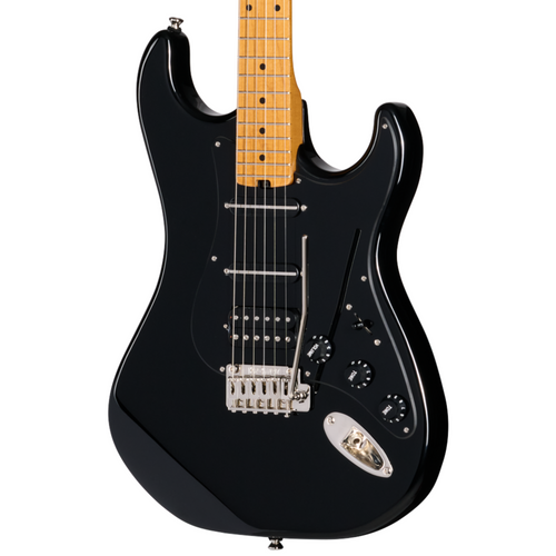 Kramer Pacer Deluxe GT Electric Guitar, Intruder Black w/ Premium Gig Bag