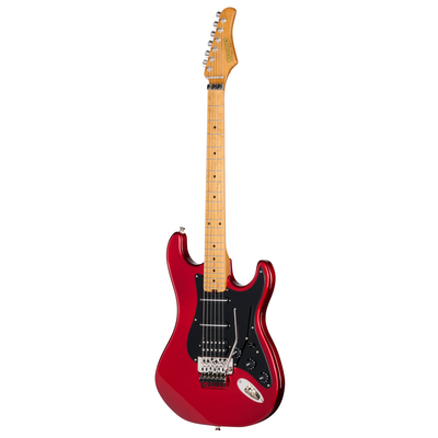 Kramer Pacer Deluxe Electric Guitar, Ruby Red Metallic w/ Premium Gig Bag
