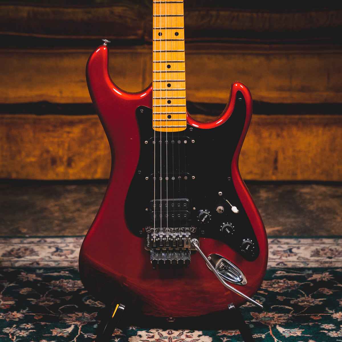 Kramer 1984 Pacer Deluxe Electric Guitar, Red w/ OHSC - Used