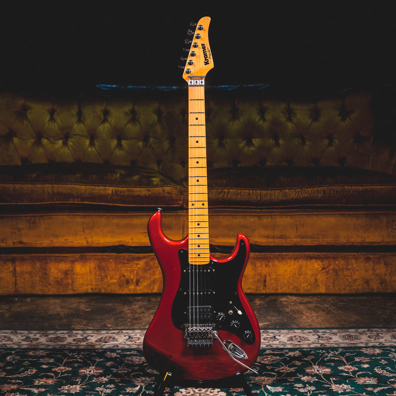 Kramer 1984 Pacer Deluxe Electric Guitar, Red w/ OHSC - Used