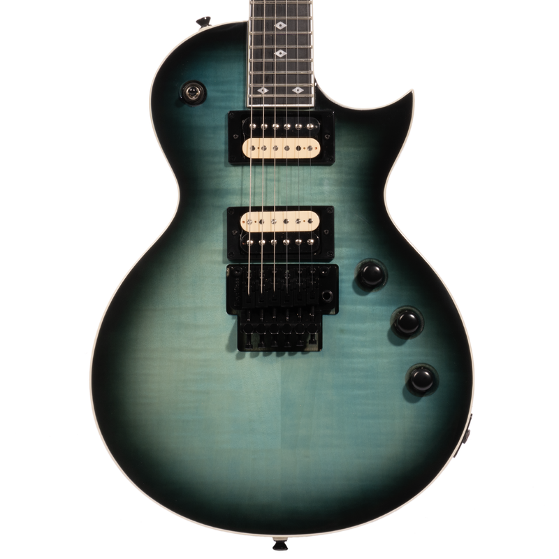 Kramer Assault Figured Electric Guitar, Caribbean Blue Perimeter w/ Premium Gigbag