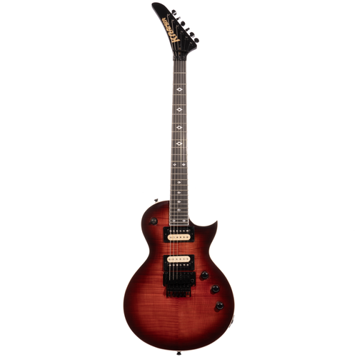Kramer Assault Figured Electric Guitar, Magenta Perimeter w Kramer Assault Figured Electric Guitar, Magenta Perimeter w
