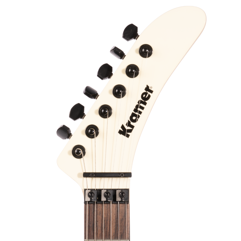 Kramer '83 Baretta Reissue MIJ Electric Guitar, Classic White w/ Hardshell Case