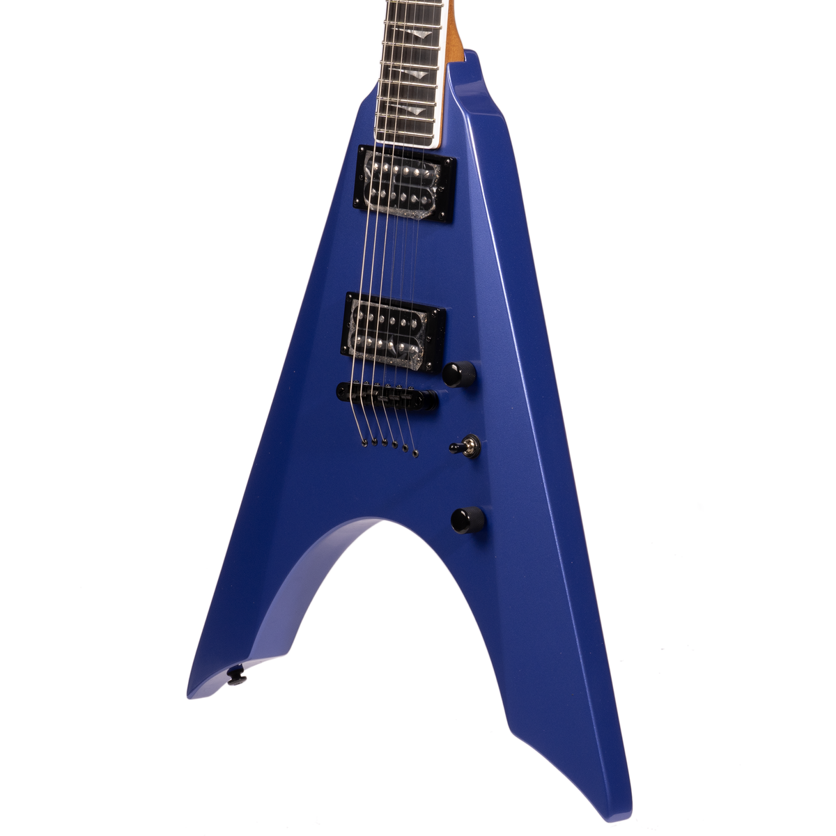 Kramer Nite-V Electric Guitar, Royal Blue Metallic w/Premium Gigbag