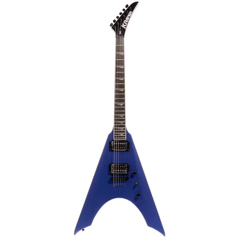 Kramer Nite-V Electric Guitar, Royal Blue Metallic w/Premium Gigbag