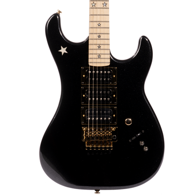 Kramer Jersey Star Electric Guitar, Black Pearl w/Premium Gigbag