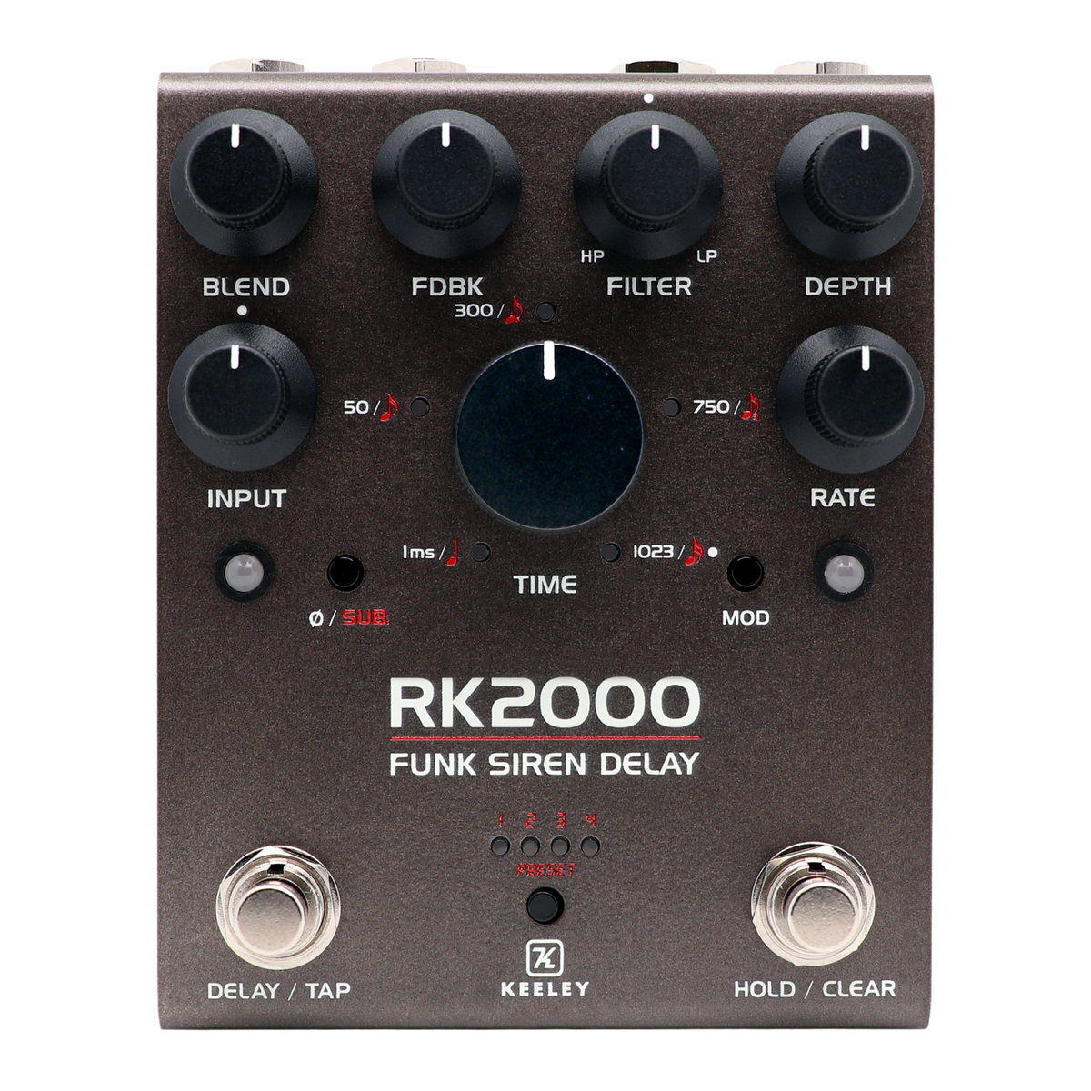 Keeley Electronics RK2000 Funk Siren Delay Effect Pedal