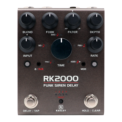 Keeley Electronics RK2000 Funk Siren Delay Effect Pedal