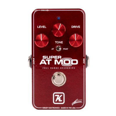 Keeley Super AT Mod Full Range Overdrive Electric Guitar Effect Pedal