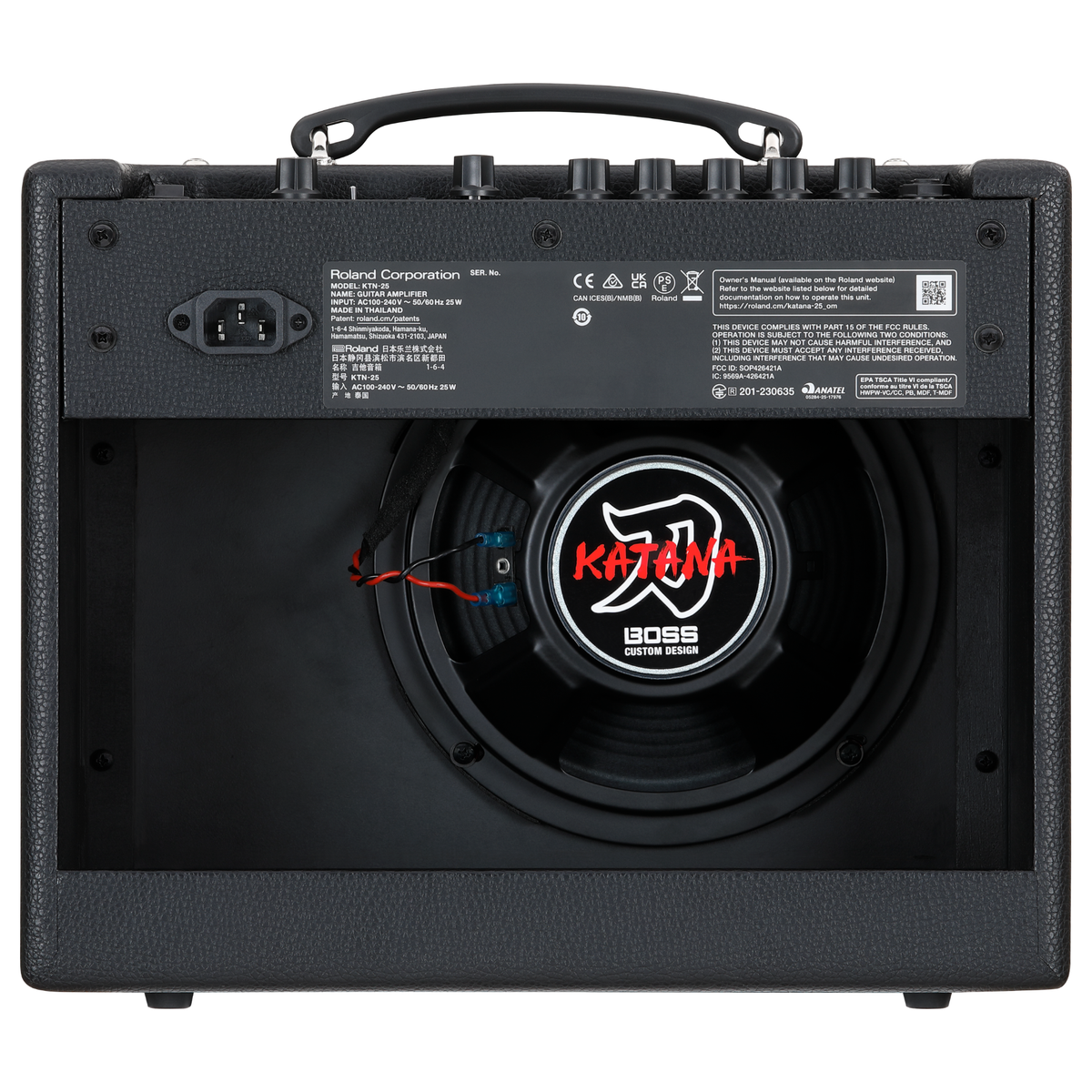 Boss Katana 25 1x8" Combo Guitar Amplifier, 25 Watt
