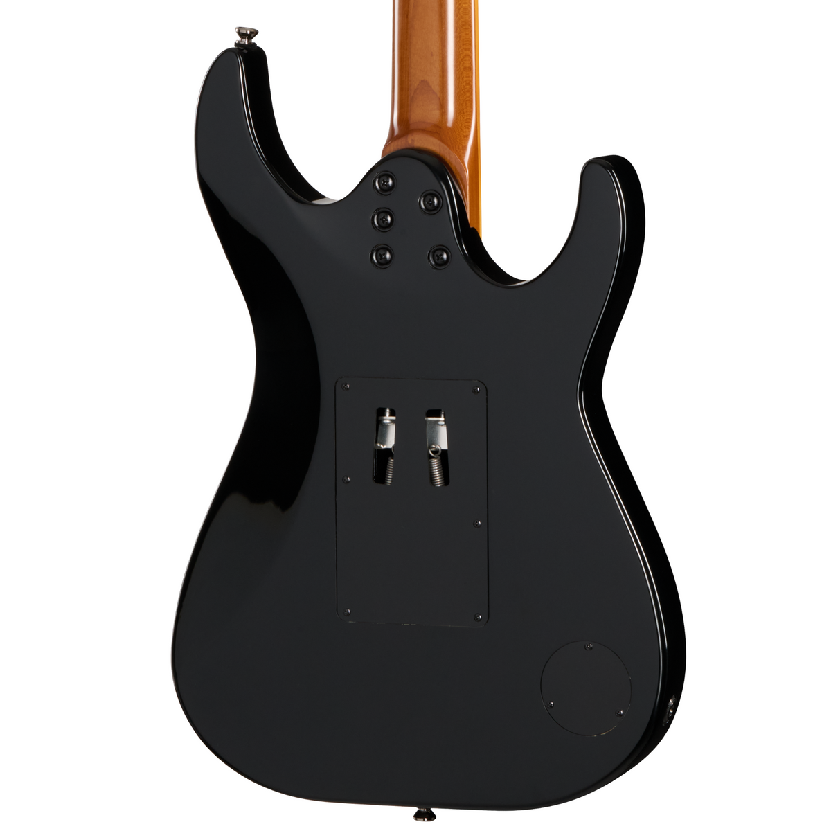 Kramer Volante HHFR Left-Handed Electric Guitar, Intruder Black w/ Premium Gig Bag
