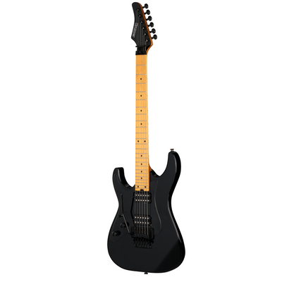 Kramer Volante HHFR Left-Handed Electric Guitar, Intruder Black w/ Premium Gig Bag