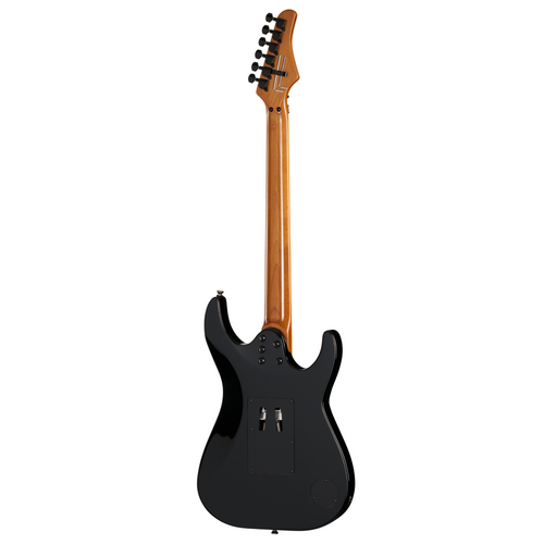 Kramer Volante HHFR Left-Handed Electric Guitar, Intruder Black w/ Premium Gig Bag