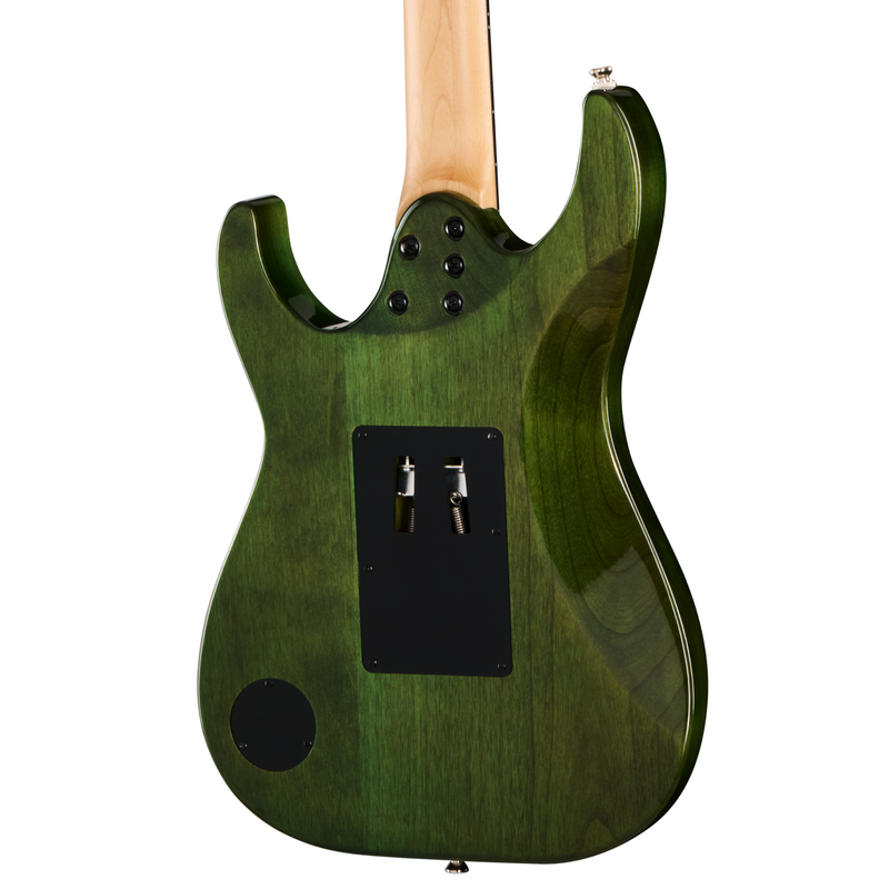 Kramer Volante Quilt HHFR Electric Guitar, Ultramarine Burst w/ Premium Gig Bag