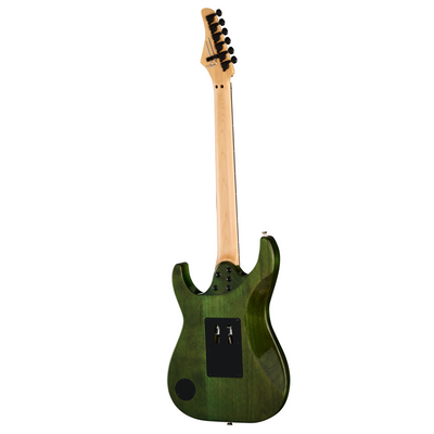 Kramer Volante Quilt HHFR Electric Guitar, Ultramarine Burst w/ Premium Gig Bag