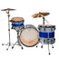 Ludwig Classic Maple Fab 3-Piece Shell Pack Drum Kit, Silver-Blue-Silver Triband