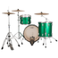 Ludwig Classic Maple Fab 3-Piece Shell Pack Drum Kit, Green Sparkle
