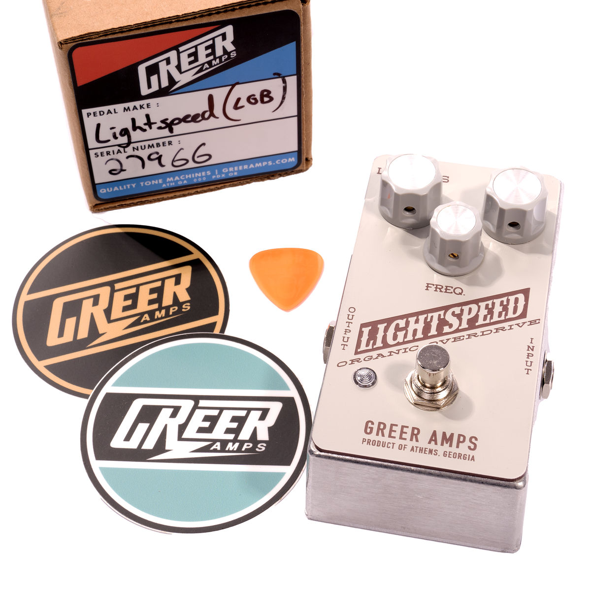 Greer Amps Lightspeed Organic Overdrive Russo Music Exclusive Light Gr