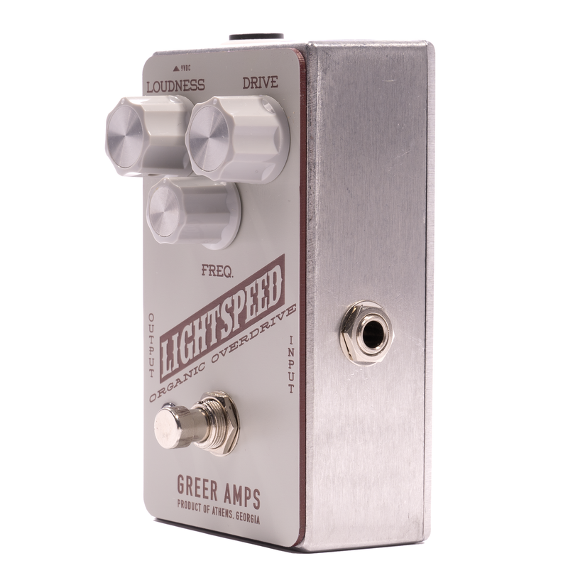 Greer Amps Lightspeed Organic Overdrive Russo Music Exclusive Light Grey/Burgundy