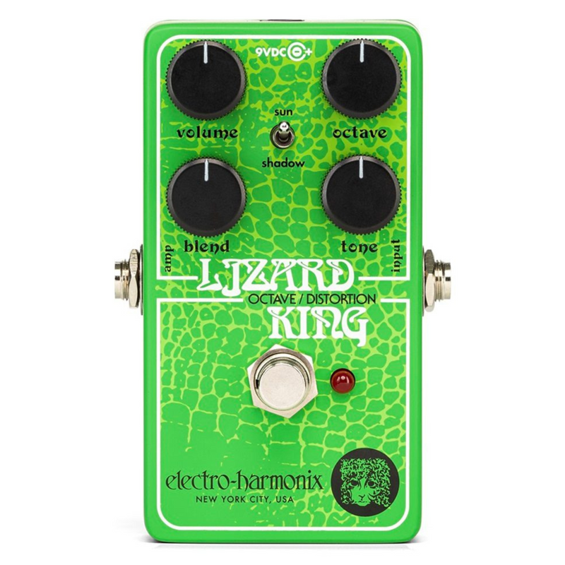 octave pedals for bass Electro Harmonix Lizard King Bass Octave Fuzz Effect Pedal