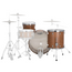 Ludwig Neusonic 3 Piece Fab Shell Pack Drum Kit, 22 Inch Bass Drum, Satin Wood