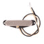 Lollar ‘52 T Series Single Coil Pickup, Neck, Lightly Aged Nickel