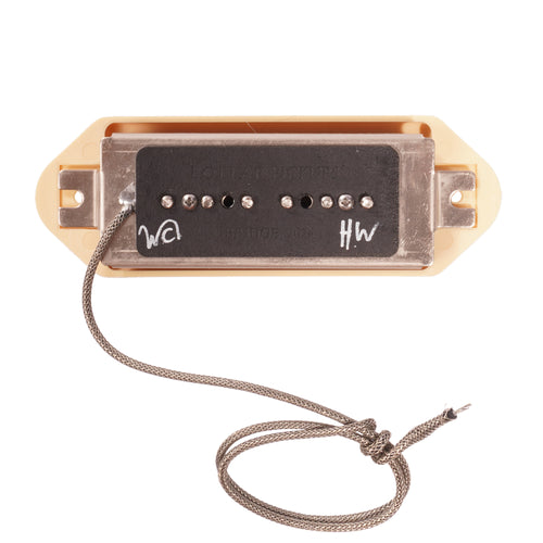 Lollar P-90 Dogear Pickup, Bridge, High Wind, Medium / Wide, Cream Cover