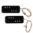 Lollar DC-90 Electric Guitar Pickup Set, Black Cover