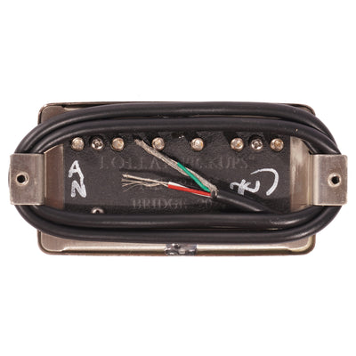 Lollar Imperial Humbucker Pickup Set, 4 Conductor, Lightly Aged Nickel