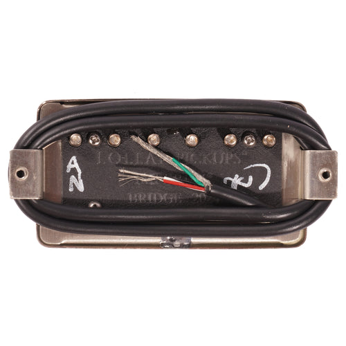 Lollar Imperial Humbucker Pickup Set, 4 Conductor, Lightly Aged Nickel