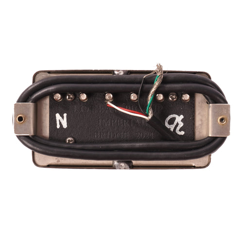Lollar Imperial Humbucker Pickup Set, 4 Conductor, Nickel