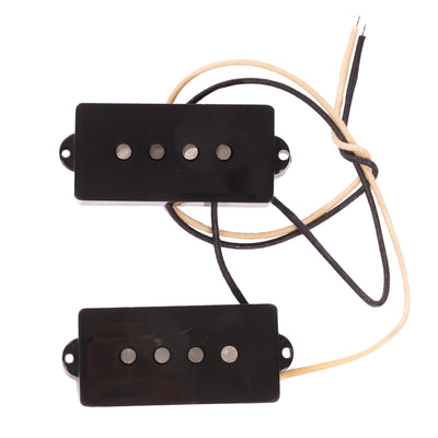 Lollar Precision Bass Split Single Coil Pickup, High Wind, Black Cover
