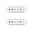 Lollar Jaguar Single Coil Pickup Set, White