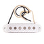 Lollar Bass VI Single Coil Pickup Set, White