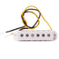 Lollar Bass VI Single Coil Pickup Set, White