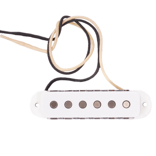 Lollar Bass VI Single Coil Pickup Set, White