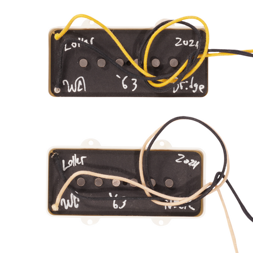 Lollar ‘63 Jazzmaster Single Coil Pickup Set, Parchment