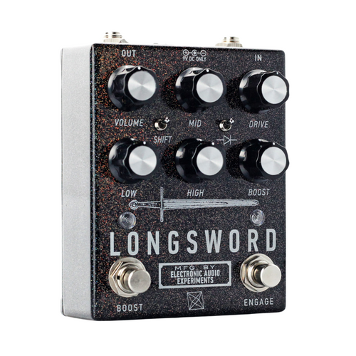 Electronic Audio Experiments Longsword Overdrive Effect Pedal