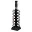 Latin Percussion Deluxe 24 Sleigh Bell w/Case, Black