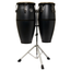 LP Discovery II Ultralight 10" and 11" Conga Set w/ Aluminum Stand, Onyx