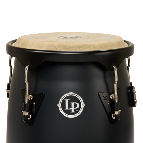 LP Discovery II Ultralight 10" and 11" Conga Set w/ Aluminum Stand, Onyx
