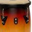 LP City II 10" and 11" Mango Wood Conga Set w/ Black Double Stand - Vintage Sunburst