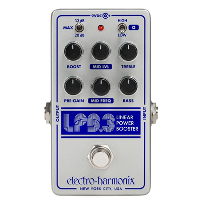 Electro Harmonix LPB-3 Linear Power Booster and EQ Effect Pedal
