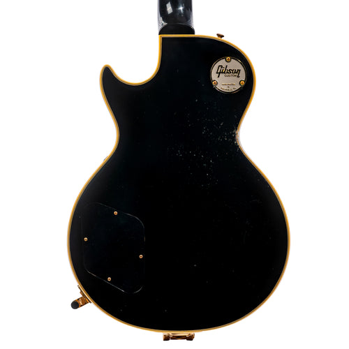 Gibson Custom Shop 1957 Les Paul Custom Reissue Electric Guitar, Murphy Lab Light Aged, Ebony