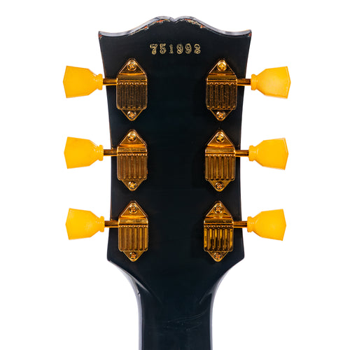 Gibson Custom Shop 1957 Les Paul Custom Reissue Electric Guitar, Murphy Lab Light Aged, Ebony