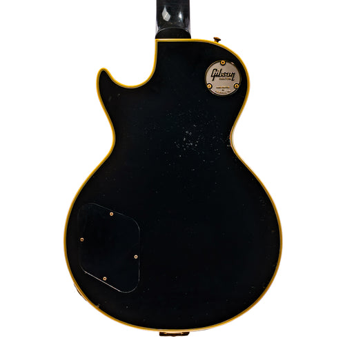 Gibson Custom Shop 1957 Les Paul Custom Reissue Electric Guitar, Murphy Lab Light Aged, Ebony