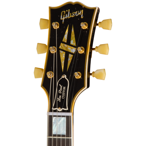 Gibson Custom Shop 1954 Les Paul Custom Reissue Staple Electric Guitar, Heavy Aged Ebony